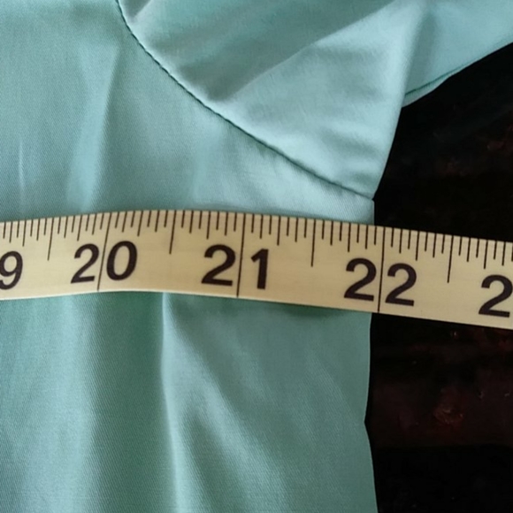 The Tog Shop Zippered Fall Lined Lightweight Coat M Green Blue Accent - Picture 14 of 16